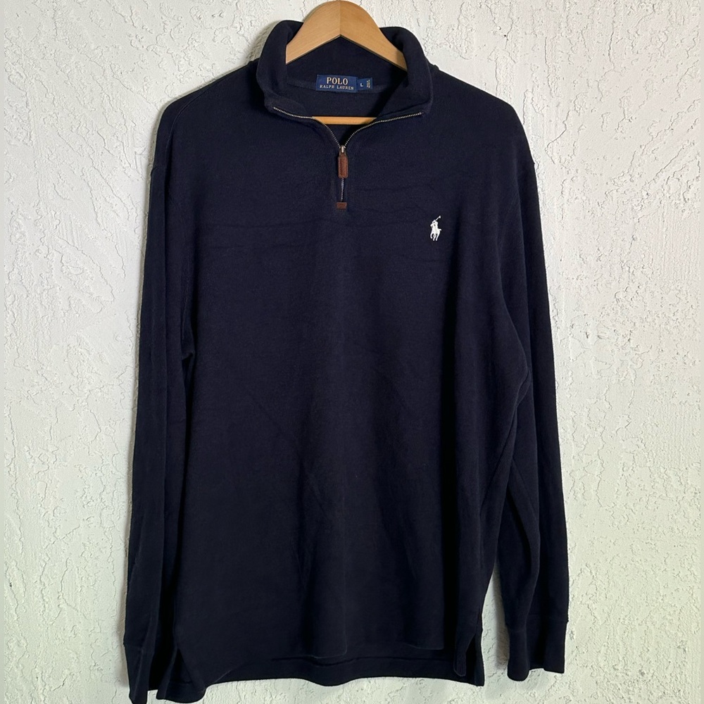 Polo By Ralph Lauren Quarter Zip Pullover Sweater | Sz L